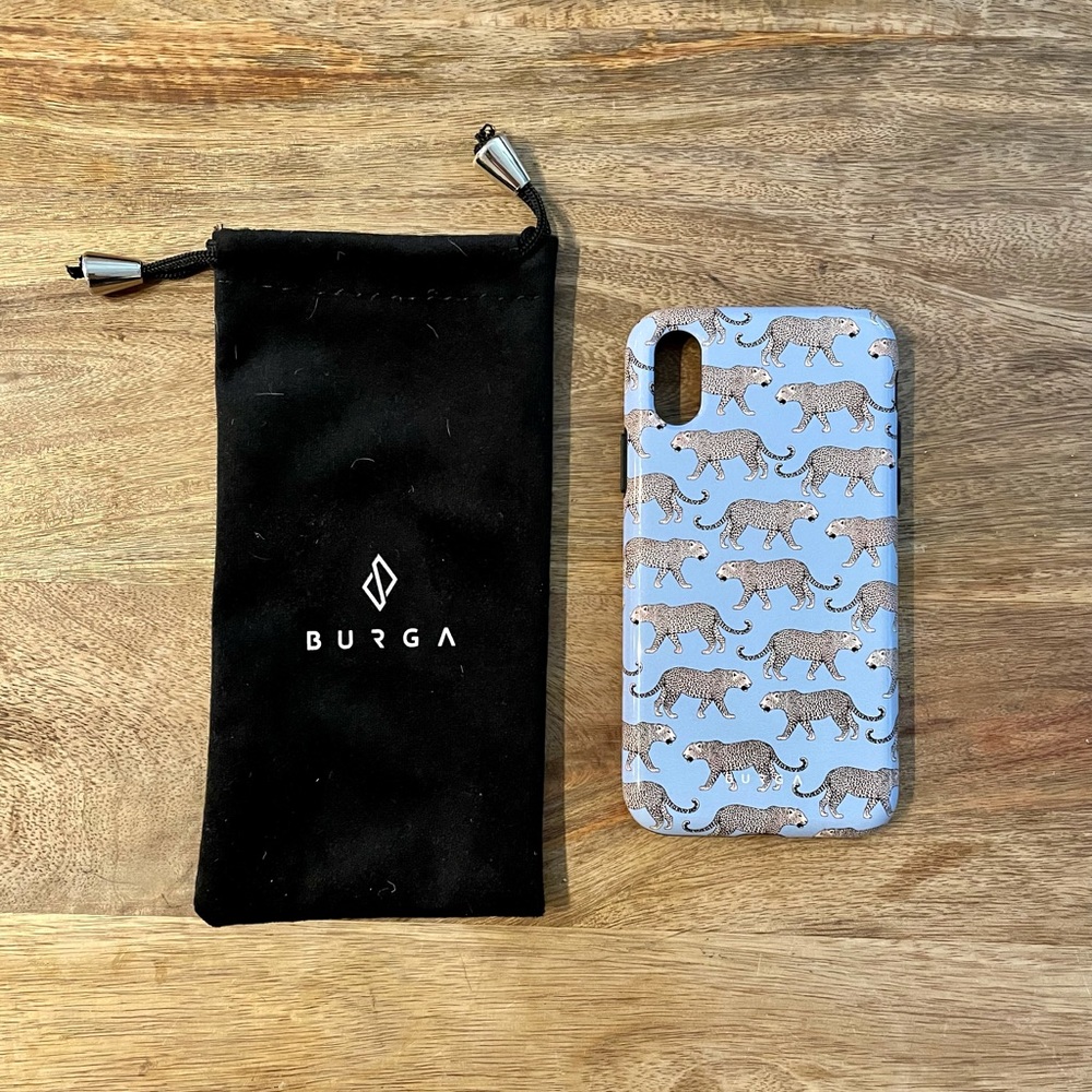 Sky Blue Tiger iPhone X / XS Case